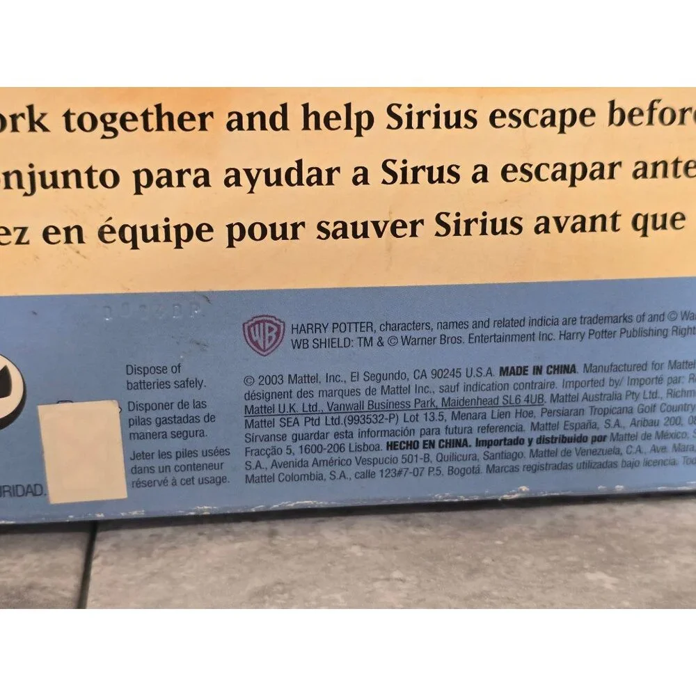 Harry‎ Potter Rescue At Hogwarts Board Game By Mattel 2003 Missing 1 Ghost